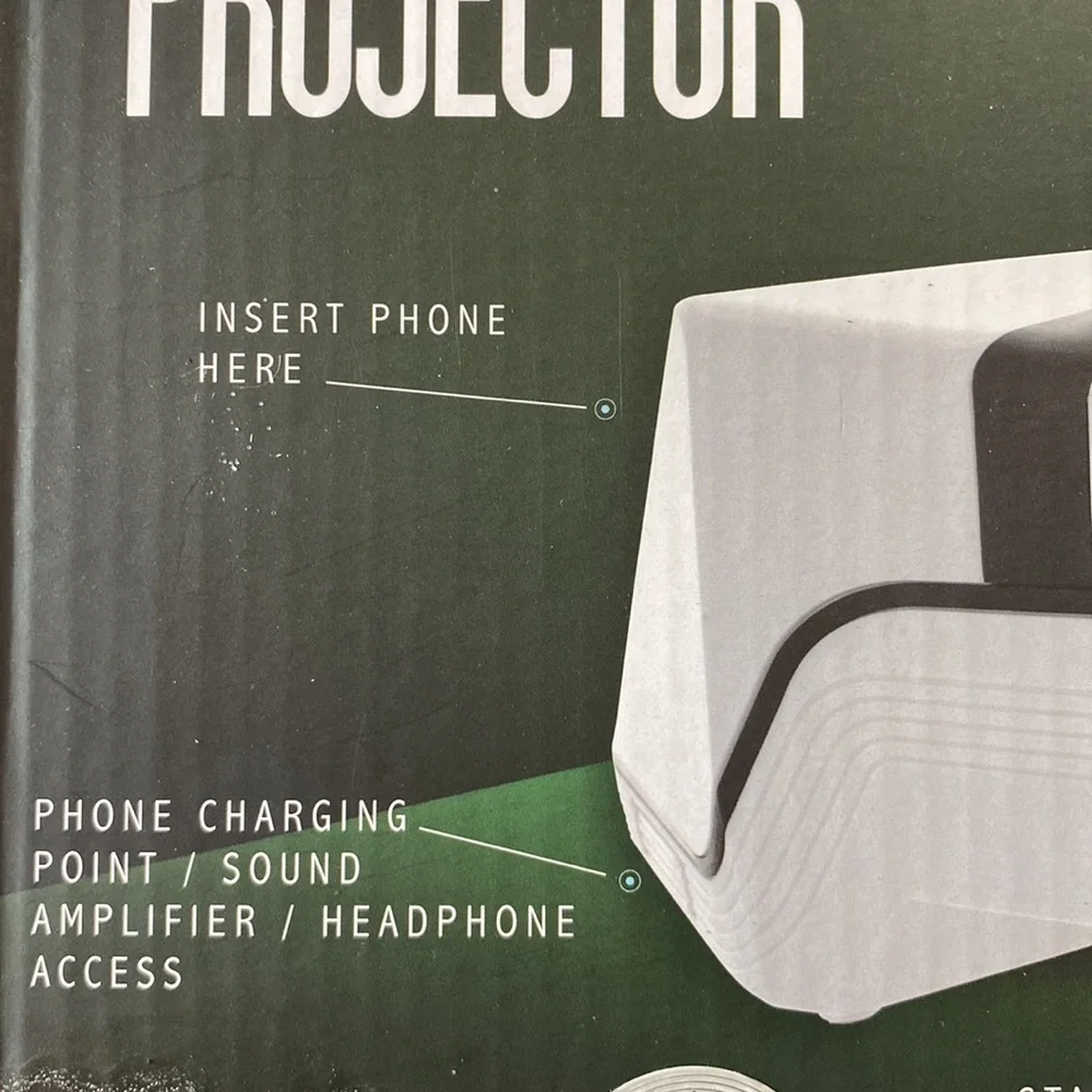 Smart phone projector.